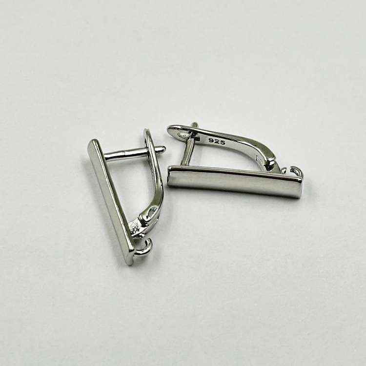 Швензы Геометрия размер 17,9*4мм Родий