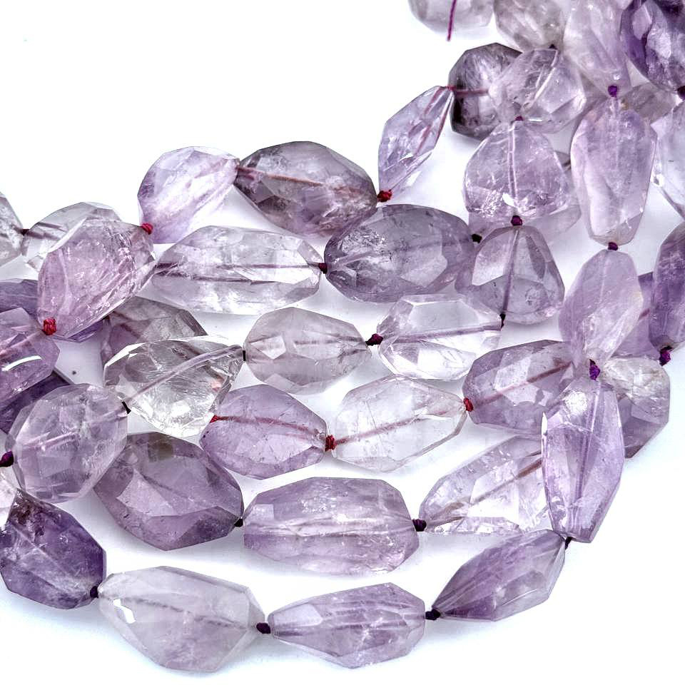 Бусины Аметист размер 18,5*21,5мм натуральные бусины